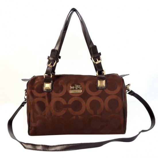 Coach In Monogram Medium Coffee Luggage Bags CBR - Click Image to Close